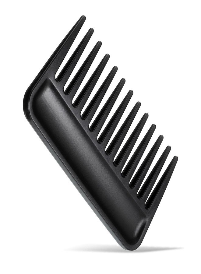 Macuezu Black Mini Wide Tooth Comb for Curly Hair, Portable Travel Pocket Combs with Wide Tooth for Wet and Dry Hair, Mini Combs for Women Men Wavy Hairs - Image 1